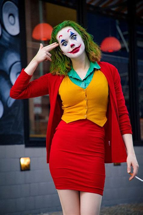 Genderbent Joker Cosplay In 2021 Joker Halloween Costume Halloween Outfits Diy Joker Costume