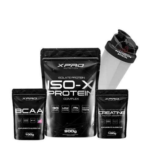 Kit Whey Protein 900g Bcaa 100g Creatine 100g Xpro Nutrition Kit De