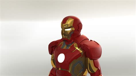 iron man  printing   cad models