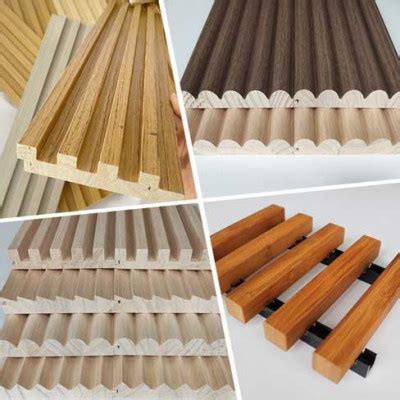 Fluted Wall Panels Decorative Wood Veneer Paneling For Wall