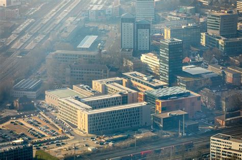 Bochum Von Oben Geb Udekomplex Justizzentrum Gericht In Bochum Im