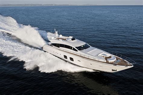 The Pershing Motor Yacht In Full Flight Yacht Charter