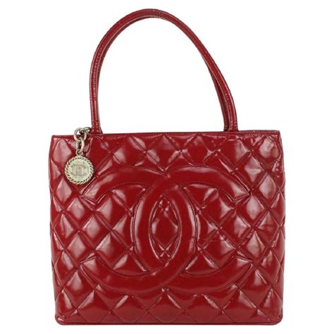 Chanel Red Lambskin Triple Accordion Flap Bag At 1stdibs