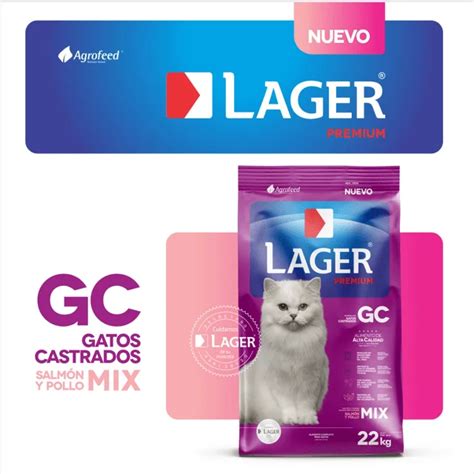 Lager Gato Castrado Premium 10 Kg Obsequio Buffett Mascotas