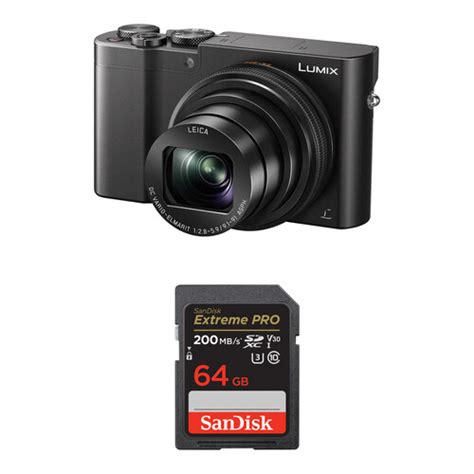 Panasonic Lumix Dmc Zs100 Digital Camera And Memory Card Kit