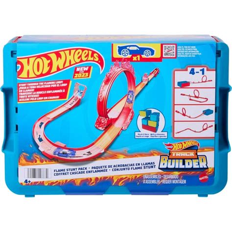 Mattel Hot Wheels Track Builder Acrobacias Em Chamas Pccomponentes Pt