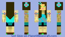 Creeper Girl 101 Minecraft Skin