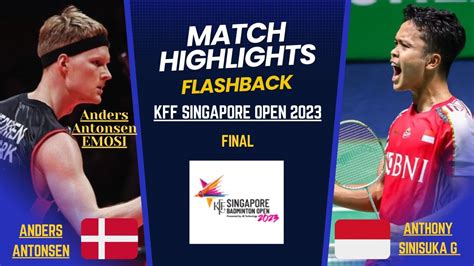 Final Anthony Sinisuka Ginting Ina Vs Anders Antonsen Den Kff