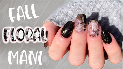 Dip Into Autumn Fall Dip Powder Nails With Waterslide Decals YouTube