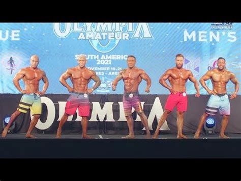 Men Physique Open Mts Mr Olympia Amateur South America Youtube