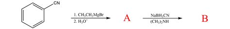 Draw Compounds A And B From The Following Reaction Scheme Quizlet