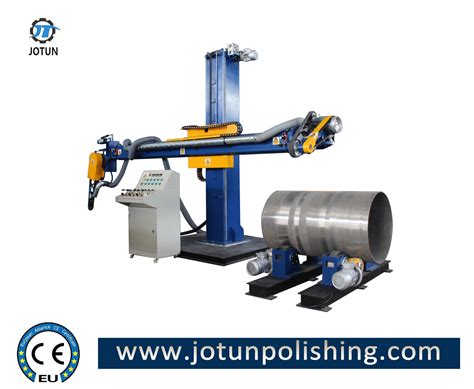 Stainless Steel Tank And Dished End Polishing Buffing Machine