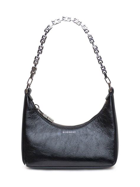 Givenchy Mini Moon Cut Out Crossbody Bag In Grey Lyst Uk