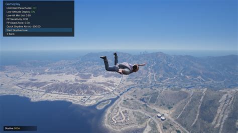 gta v how to open parachute