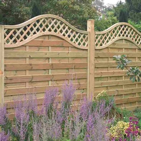 6ft High 1800mm Forest Prague Fence Panels Pressure Treated Elbec