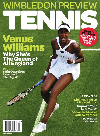 Tennis Magazine Fonts In Use