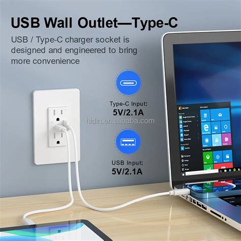 Us Standard Wifi Type C And Usb Charger Port Wifi Smart Wall Socket