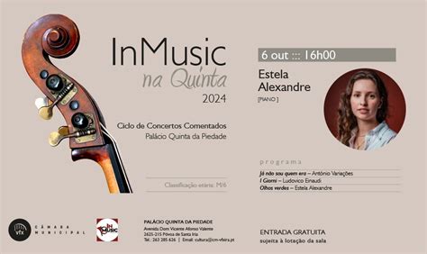 Ciclo de concertos comentados In Music na Quinta 24 no Palácio da