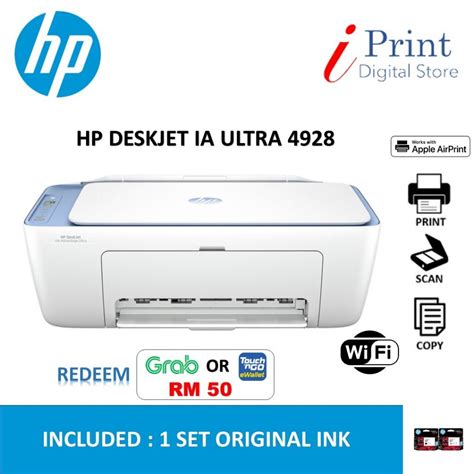 Hp Deskjet Ink Advantage Ultra 4928 All In One Printer Lazada