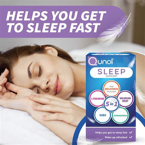 Qunol Sleep Support Non Habit Forming Sleep Aid With Melatonin