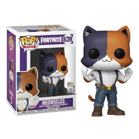 Pop Games Fortnite Meowscles Fig Vinil Grupo Mas Tres