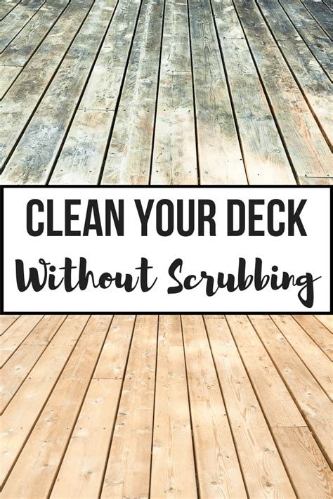 Transform Your Deck With Deck Cleaner And Brightener The Handyman S Daughter