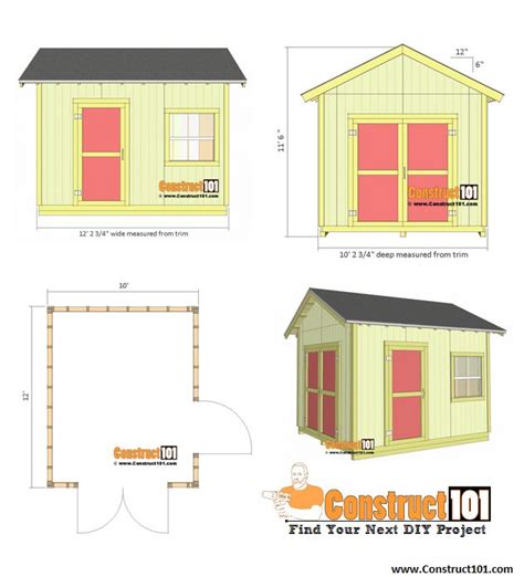 Free Shed Plans 12x16 With Material List