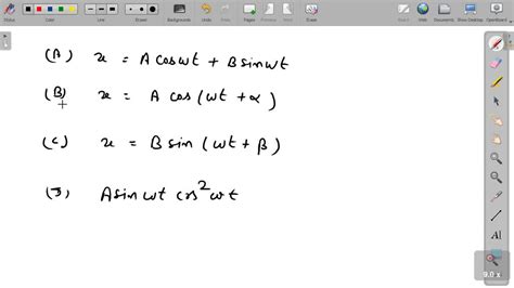 Solved Which Of The Following Expressions Represent Simple Harmoni