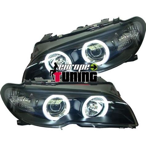 Phares Angel Eyes Ccfl Noirs Bmw E Coupe Ca Cdiscount Auto