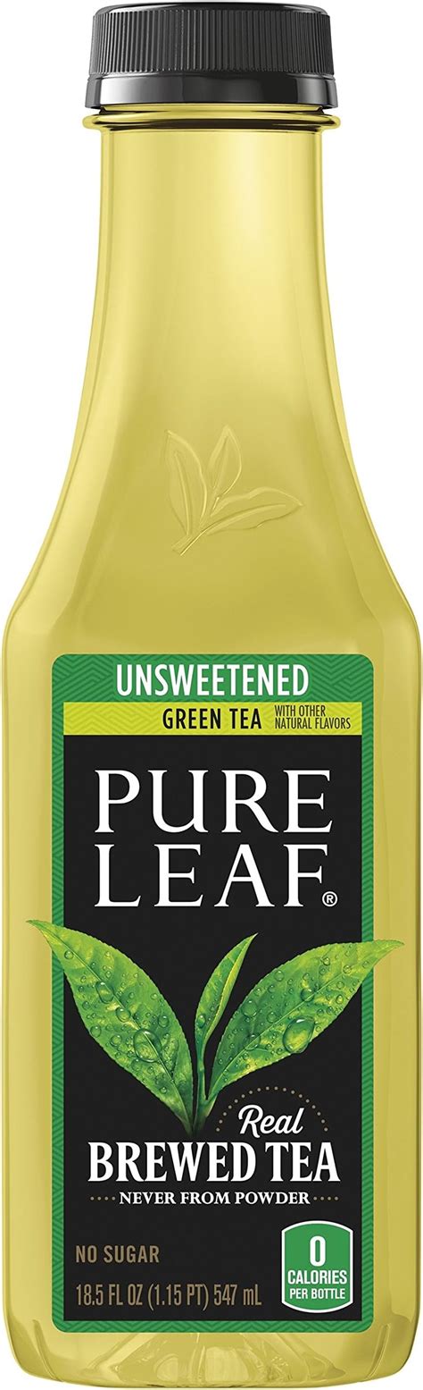 Pure Leaf Iced Tea Subtly Sweet Tea Lower Sugar 185 Ounce Bottles Pack Of 12