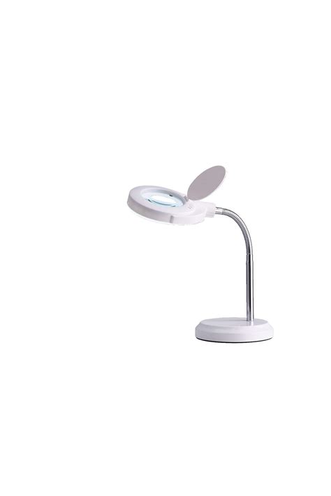 Noma Led Desk Lamp And Magnifier 20 12 In White Canadian Tire