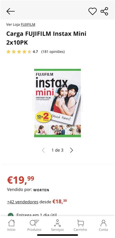 Recargas Para Instax Mini Cascais E Estoril Olx Portugal