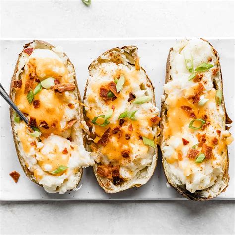 Twice Baked Potatoes with Cream Cheese — Salt & Baker