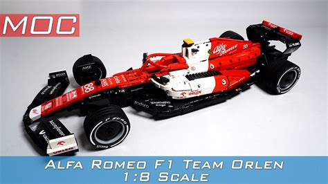 Alfa Romeo F1 Team Orlen 1 8 Scale LEGO TECHNIC MOC YouTube