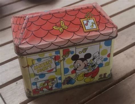 Ancienne Bo Te T Le Lithographi E Mickey Party Walt Disney Eur