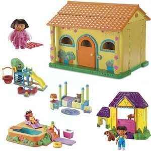 Dora Explorer Doras Talking Dollhouse w/Lights, Sounds, Music & Diego, Boots, Swiper Exclusively at