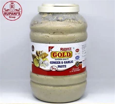 5kg Premium Rupani S Diamond Gold Ginger Garlic Paste Packaging Type