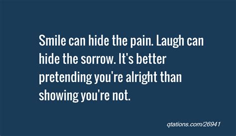 I Smile To Hide The Pain Quotes Quotesgram