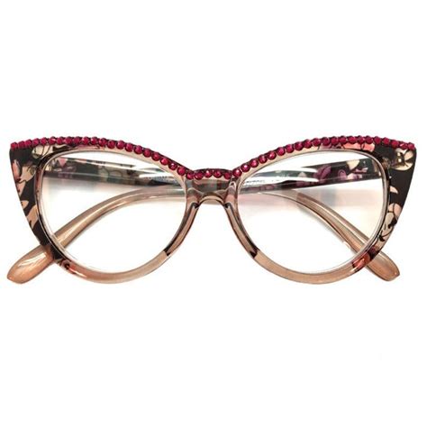 Cat Lady Ruby Red Cateye Reading Glasses With Crystal Etsy Glasses Chic Glasses Eyeglasses