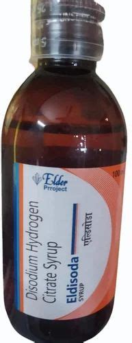 Eldisoda Disodium Hydrogen Citrate Syrup 100 Ml At Rs 105 Bottle In