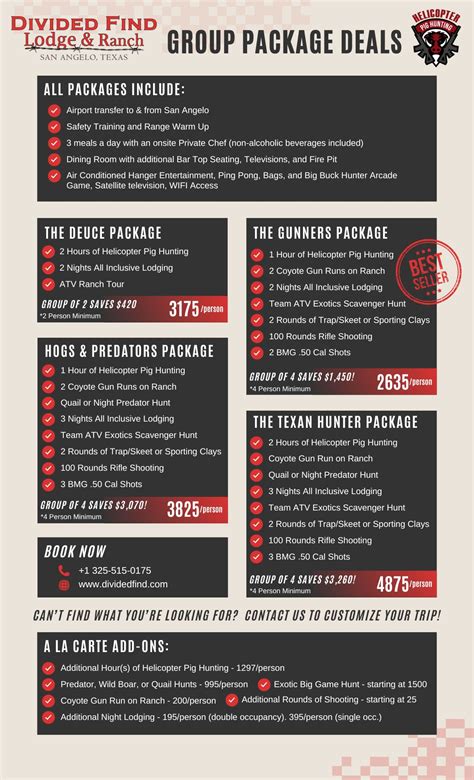 Pricing - Divided Find Ranch