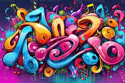 Music Graffiti Wallpaper Graffiti Background Music Graffiti Pattern