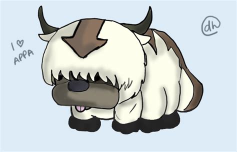 Appa the Flying Bison by daniellehaight on DeviantArt