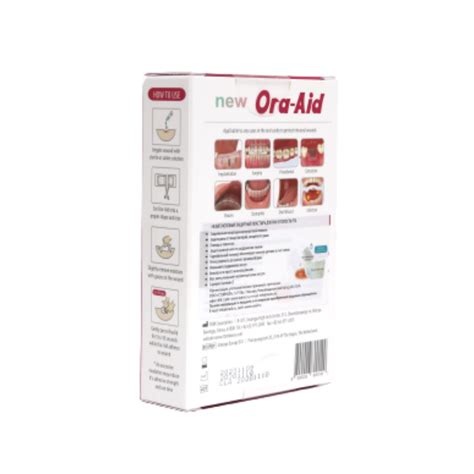 Купить Заживляющий пластырь для слизистой рта ORA-AID 25x15 упак (Арт ...