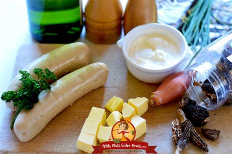 Aum Ni Re De Boudin Blanc Aux Morilles Petits Plats Entre Amis