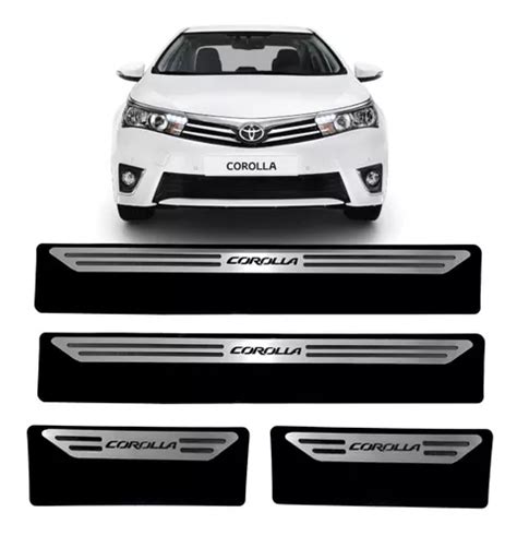 Kit Soleira Prote O Porta Toyota Corolla Inox