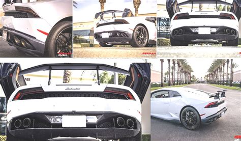 2014-2019 Lamborghini Huracan Rear Bumper Carbon Fiber