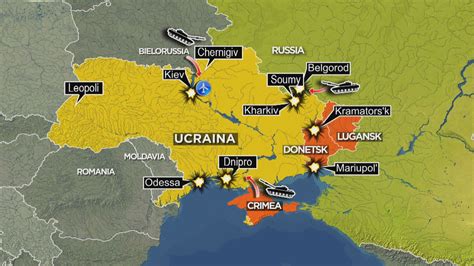 La Mappa Dell Attacco Russo All Ucraina