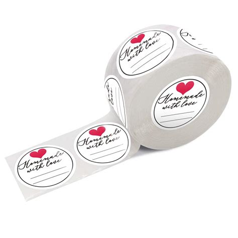 Buy Homemade With Love Stickers Labels Tags With Lines For Writing