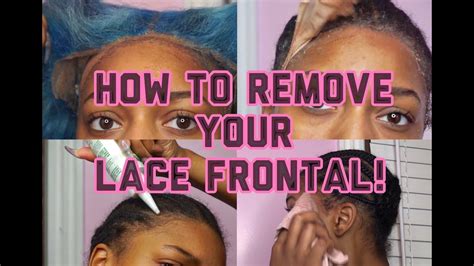 How To Remove Your Frontal Lace Series Ep1 X 25 Days Of Paris Youtube